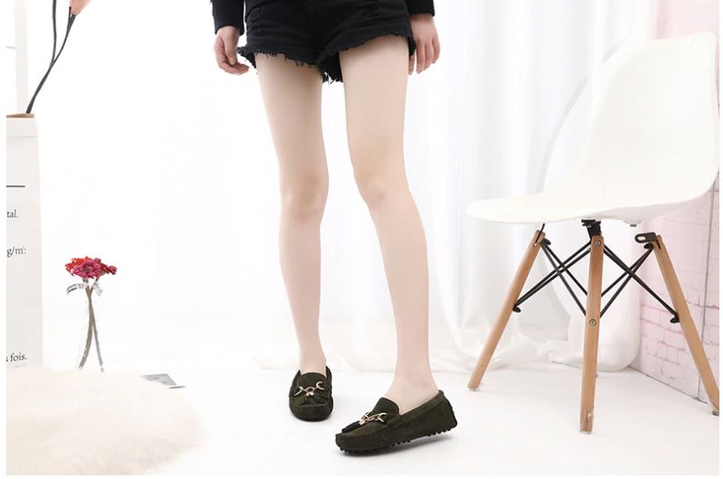 Płaskie Buty Damskie Flavia - Ciemnoniebieski