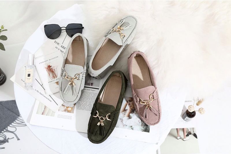 Płaskie Buty Damskie Flavia - Ciemnoniebieski
