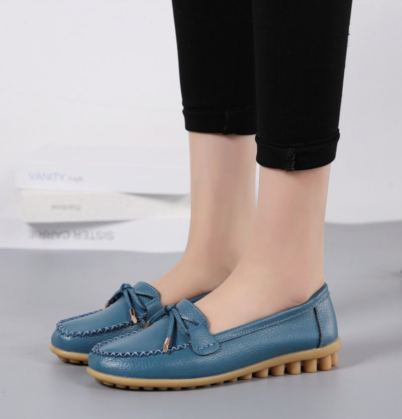 Płaskie Buty Damskie Galicia - Czerwony