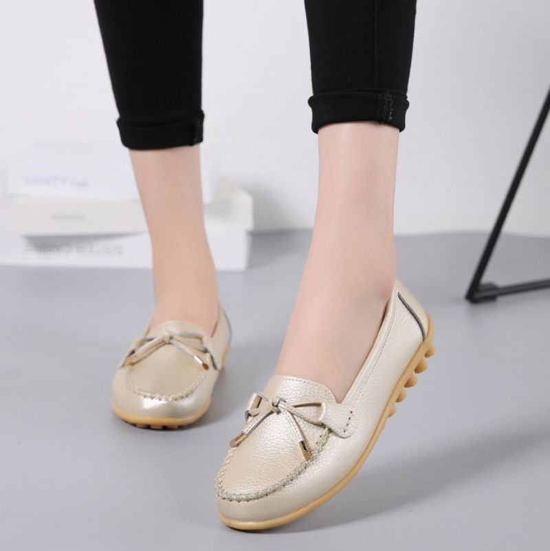 Płaskie Buty Damskie Galicia - Czerwony