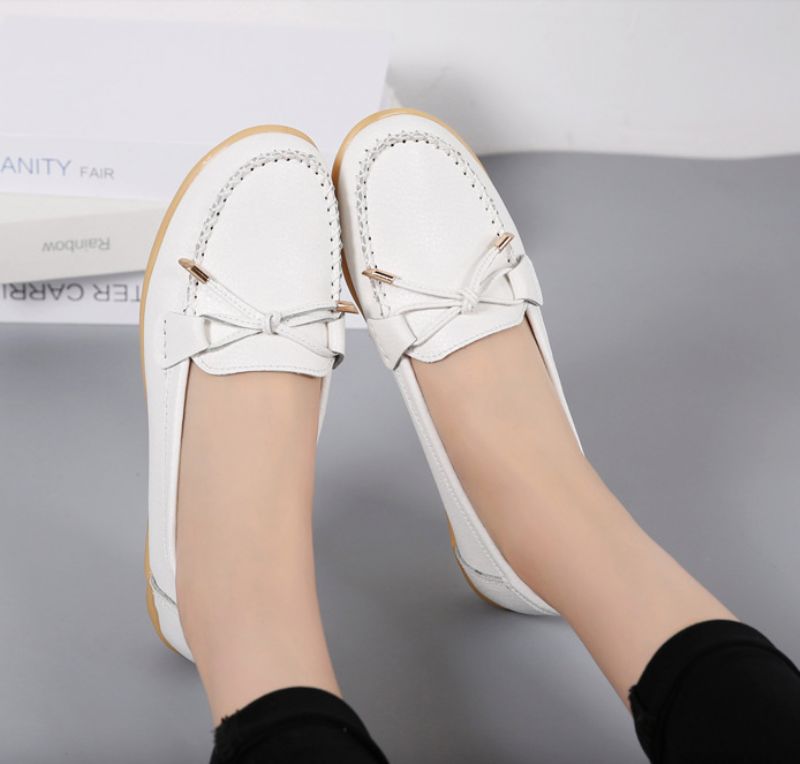 Płaskie Buty Damskie Galicia - Czerwony