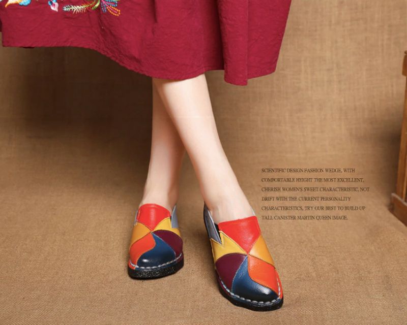 Płaskie Buty Damskie Iris - Zielony