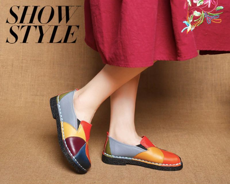 Płaskie Buty Damskie Iris - Zielony