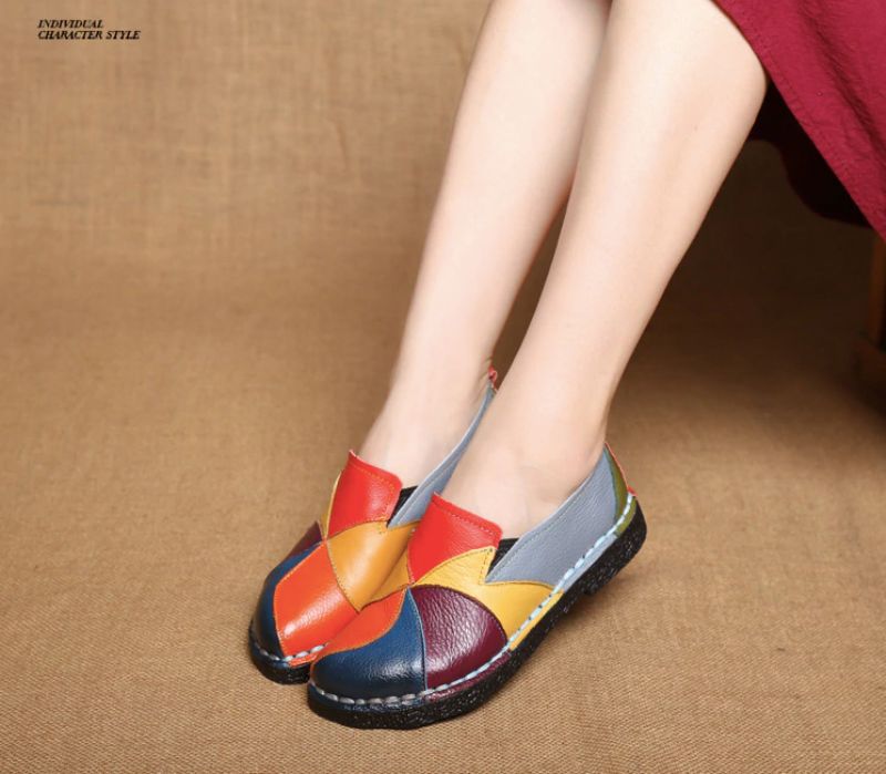 Płaskie Buty Damskie Iris - Zielony