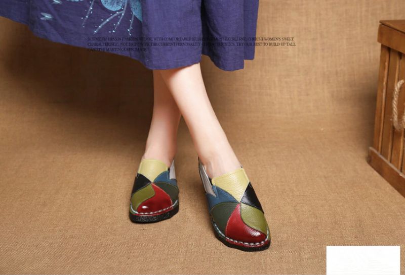 Płaskie Buty Damskie Iris - Zielony