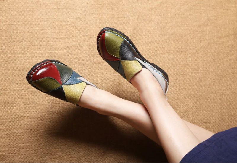 Płaskie Buty Damskie Iris - Zielony