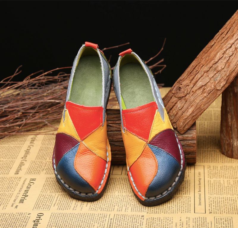 Płaskie Buty Damskie Iris - Zielony
