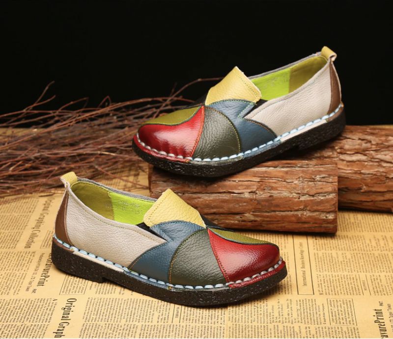 Płaskie Buty Damskie Iris - Zielony