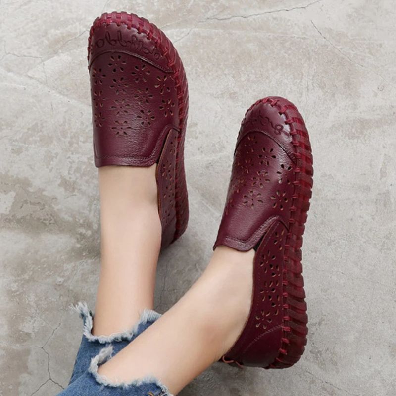 Płaskie Buty Damskie Linares - Czarny