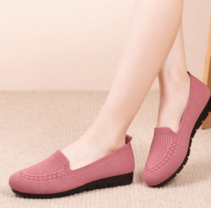 Płaskie Buty Damskie Lucie Mokasyny - Czarny