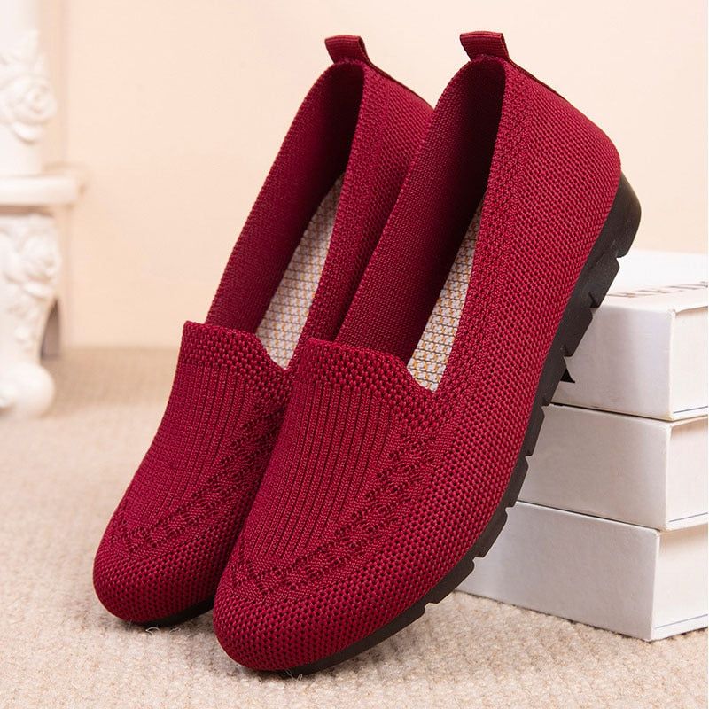 Płaskie Buty Damskie Lucie Mokasyny - Czarny
