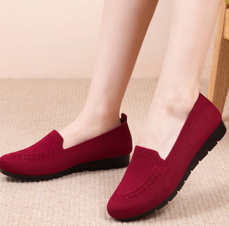 Płaskie Buty Damskie Lucie Mokasyny - Czarny