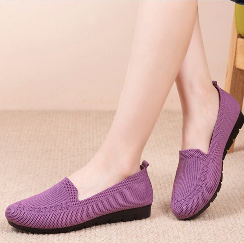 Płaskie Buty Damskie Lucie Mokasyny - Czarny
