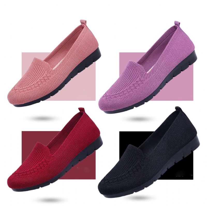 Płaskie Buty Damskie Lucie Mokasyny - Czarny