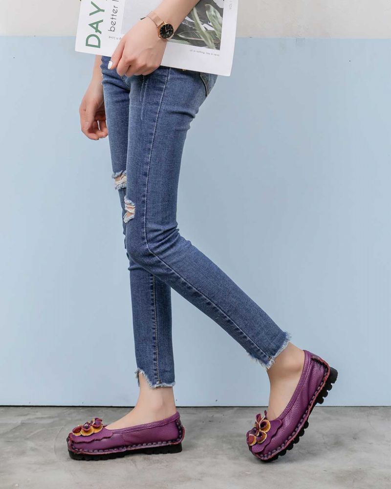 Płaskie Buty Damskie Marcela - Żółty