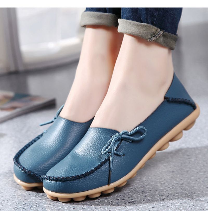 Płaskie Buty Damskie Marcela - Czerwony