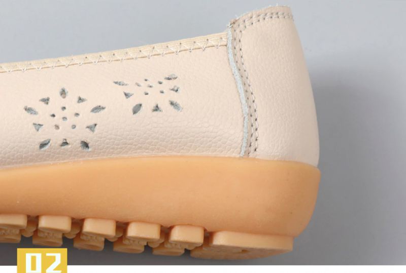 Płaskie Buty Damskie Marian - Beżowy