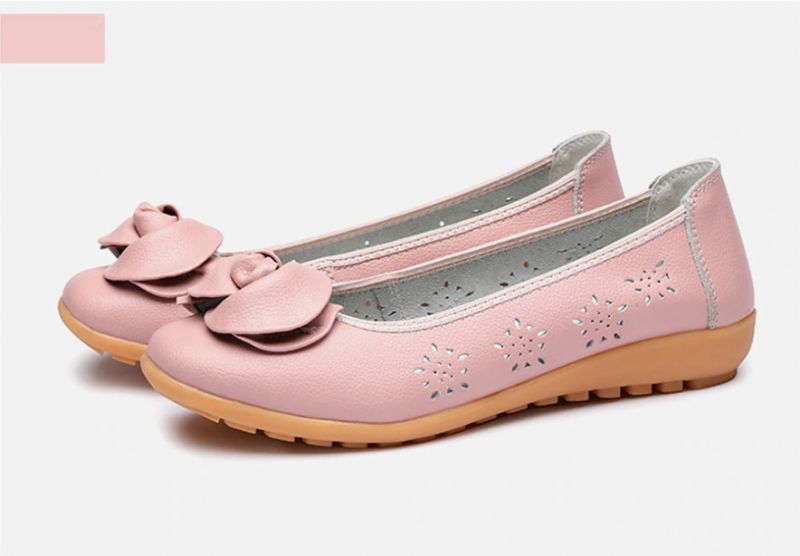 Płaskie Buty Damskie Marian - Beżowy