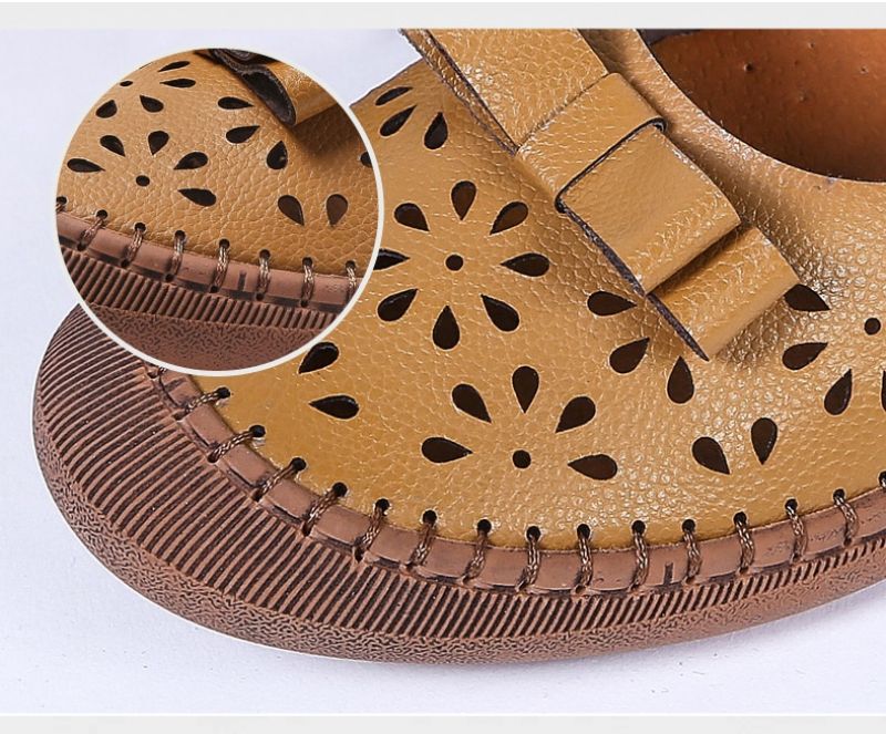 Płaskie Buty Damskie Merida - Czerwony węzeł motylkowy