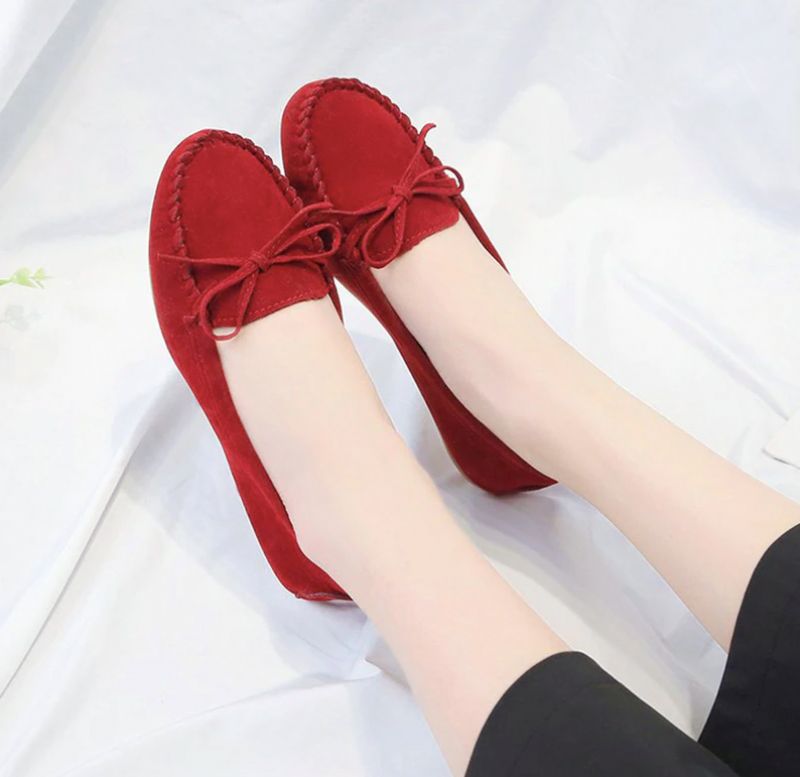Płaskie Buty Damskie Mileidy - Żółty