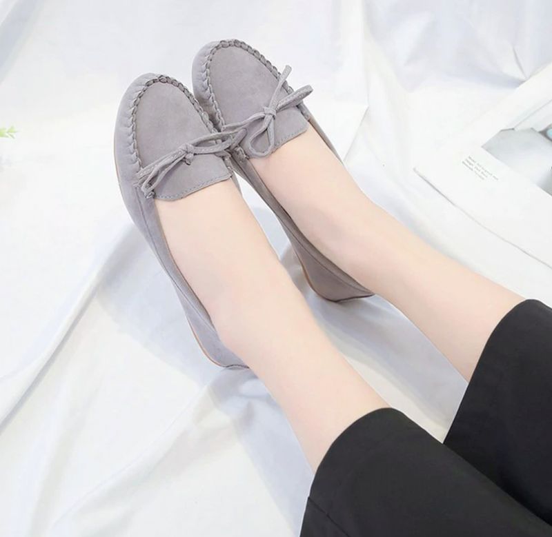 Płaskie Buty Damskie Mileidy - Żółty