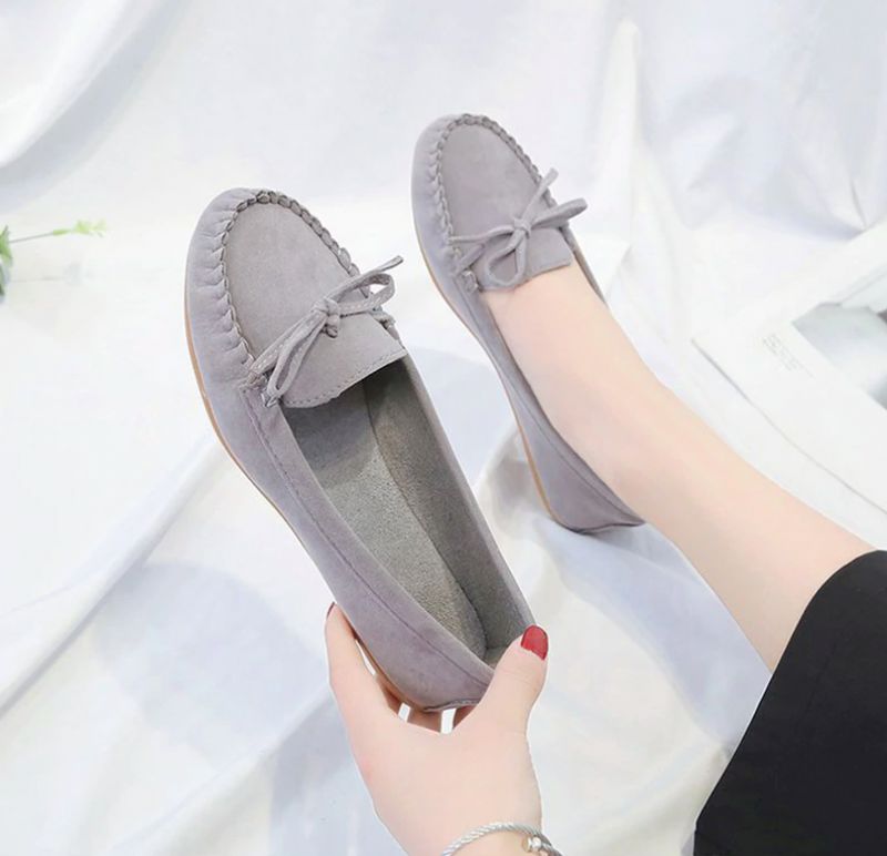 Płaskie Buty Damskie Mileidy - Żółty