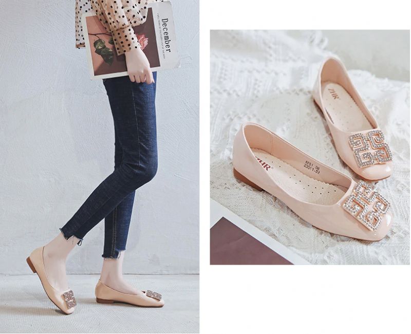 Płaskie Buty Damskie Patico - Czarny