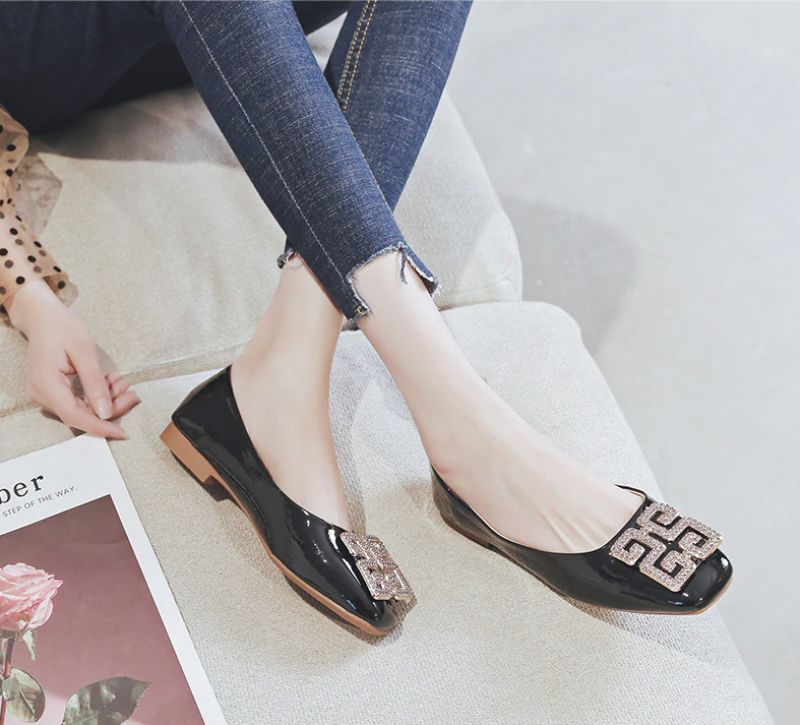 Płaskie Buty Damskie Patico - Czarny