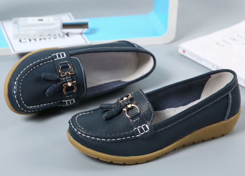 Płaskie Buty Damskie Pola - Pomarańczowy