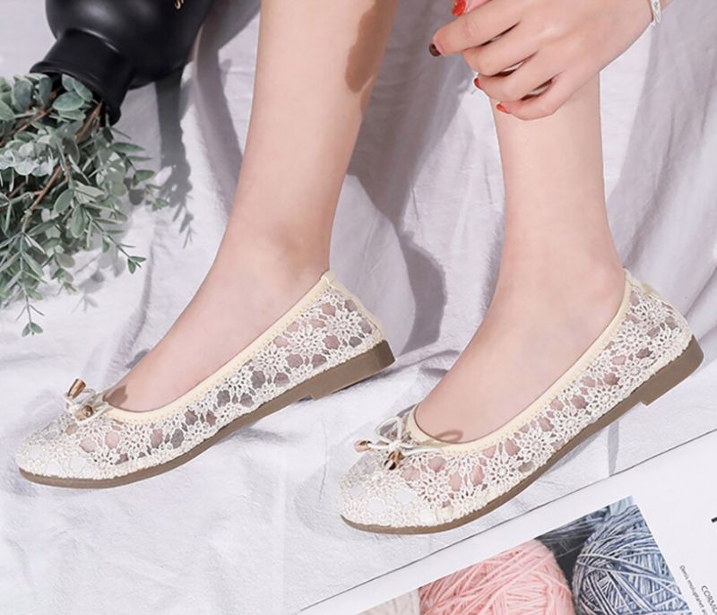 Płaskie Buty Damskie Rosmerta - Czarny