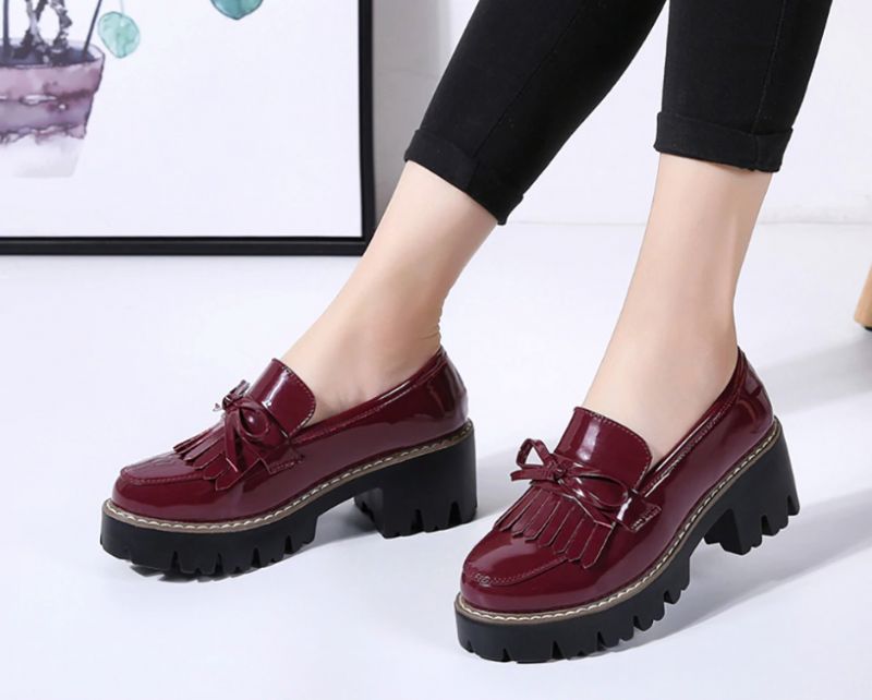 Platformy Damskie Electra - Czarny