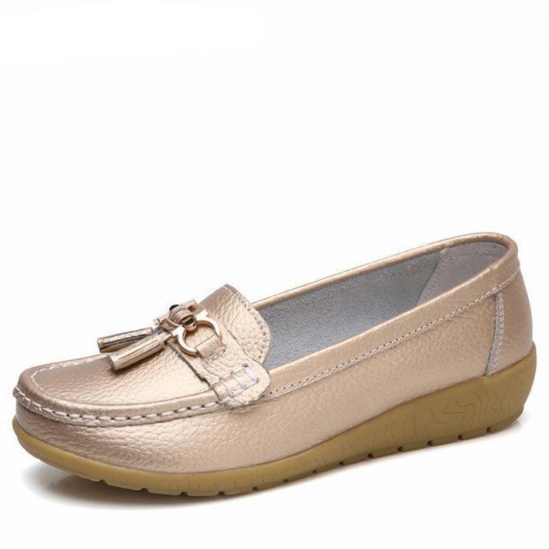 Pola Damskie Mokasyny-wsuwane Czarne Buty - Czarny