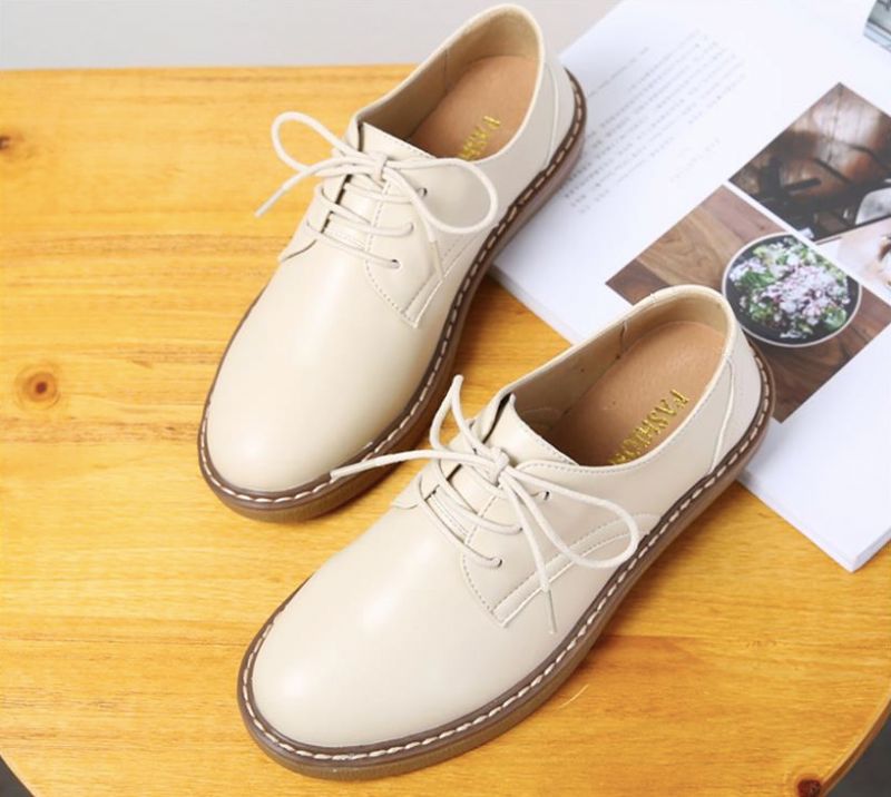 Półbuty Damskie Camile Oxford Loafer - Beżowy