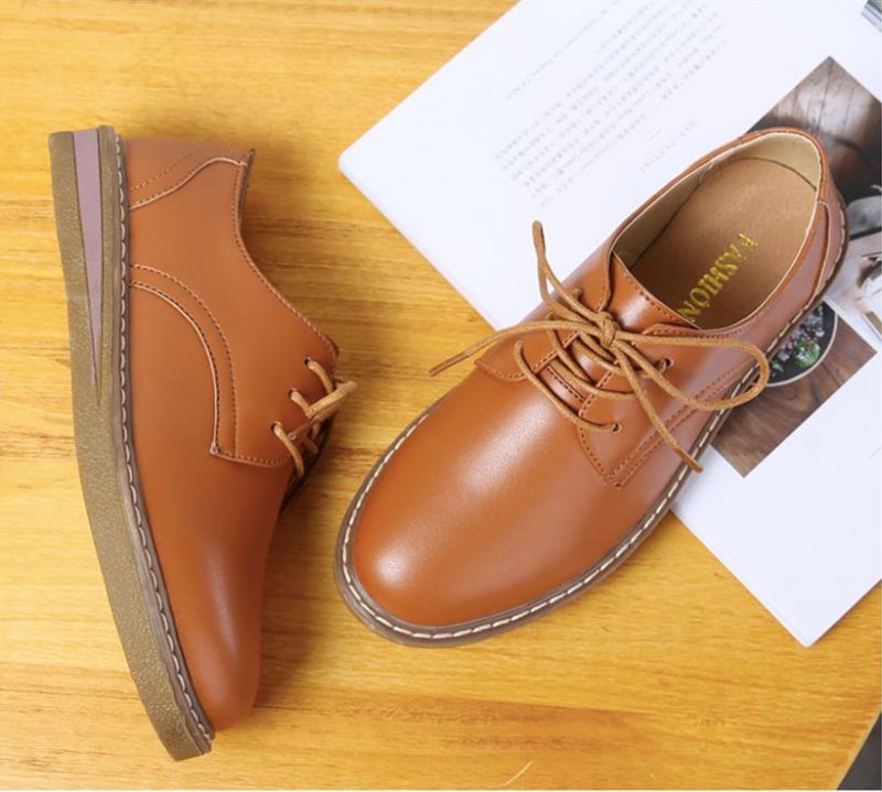 Półbuty Damskie Camile Oxford Loafer - Beżowy