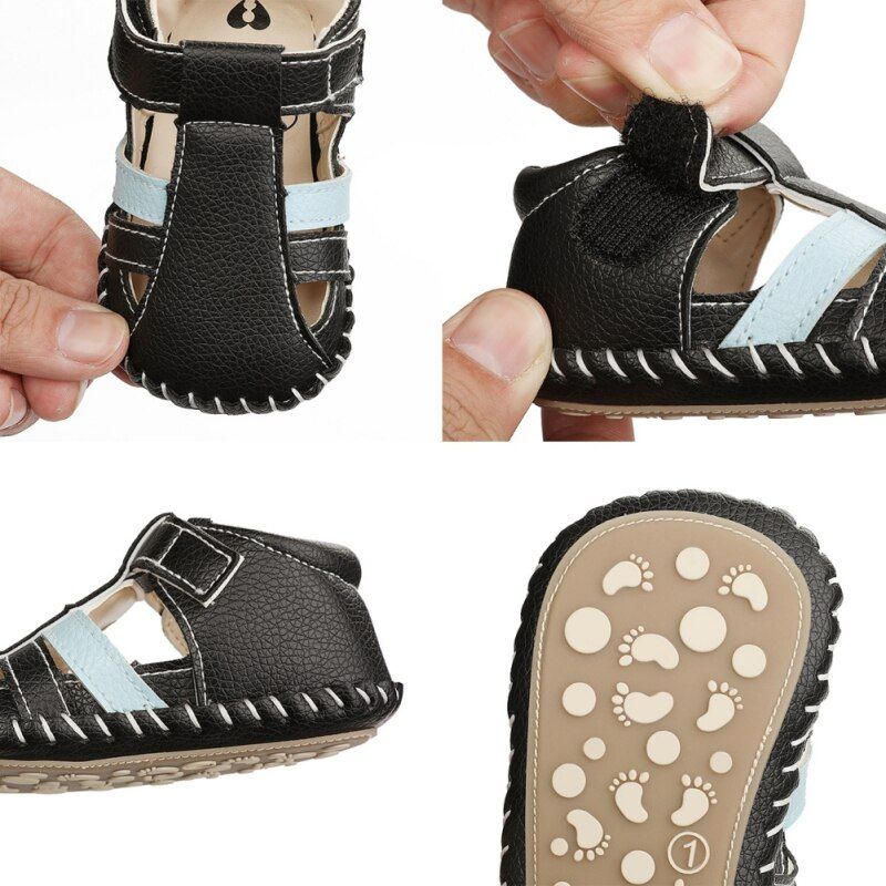 Poseidon Baby Chłopięce Sandały Outdoorowes - Czarny