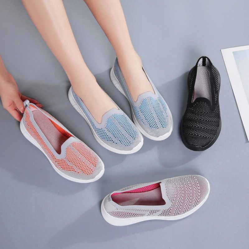 Pousa Damskie Buty Wsuwane - Czerwony