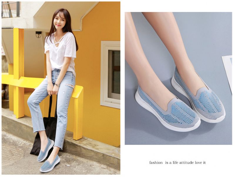 Pousa Damskie Buty Wsuwane - Czerwony