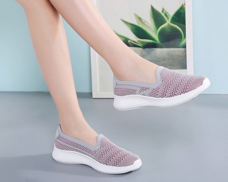 Pousa Damskie Buty Wsuwane - Czerwony