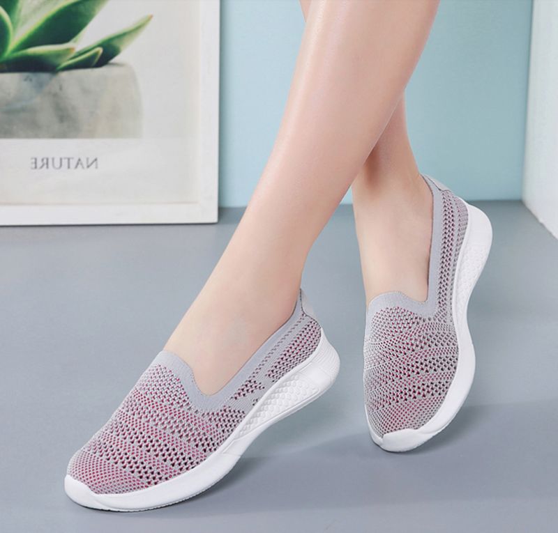 Pousa Damskie Buty Wsuwane - Czerwony