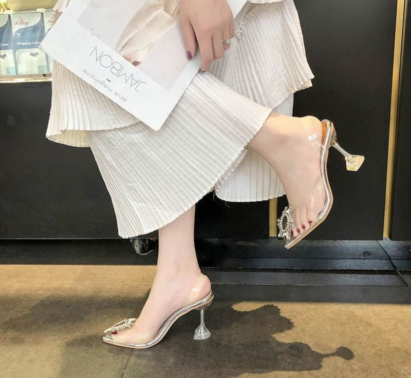 Pregonas Damskie Buty Na Obcasie - Srebrny 3.5