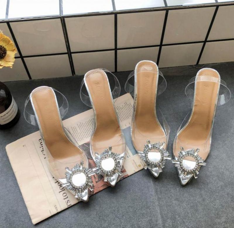 Pregonas Damskie Buty Na Obcasie - Srebrny 3.5