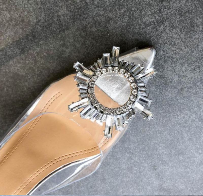 Pregonas Damskie Buty Na Obcasie - Srebrny 3.5