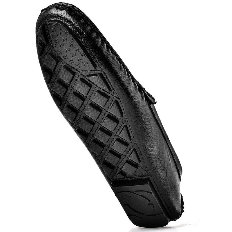 Prete Men's Loafer Dress Shoes - Czarny