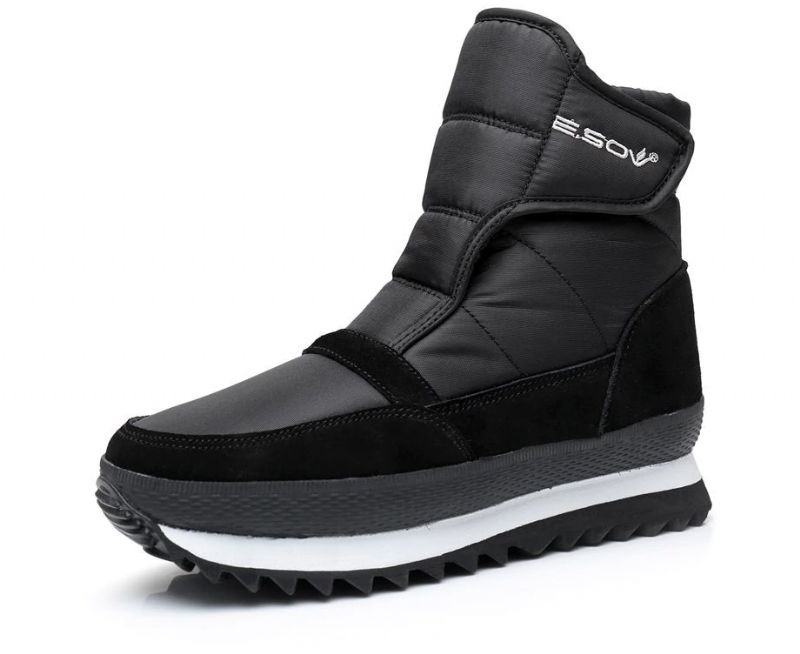 Puchi Damskie Buty - Czarny