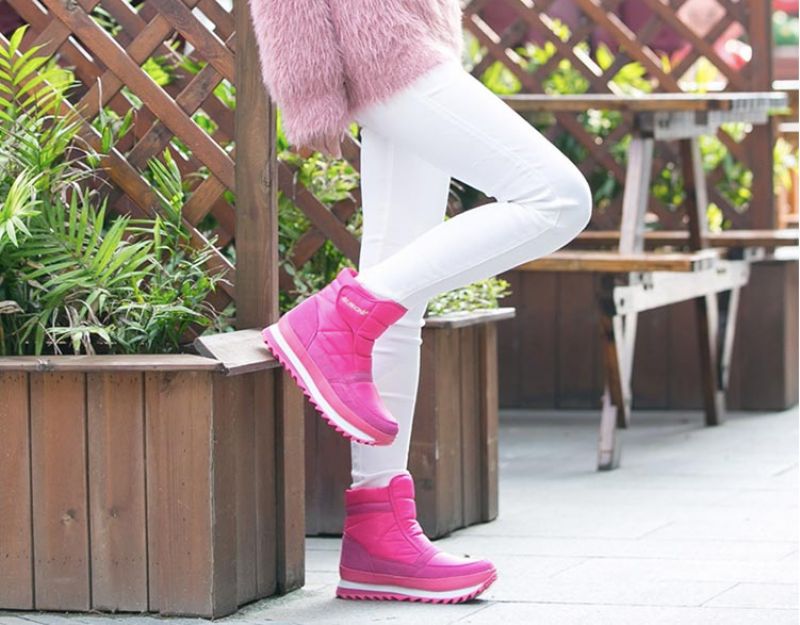 Puchi Damskie Buty - Czarny