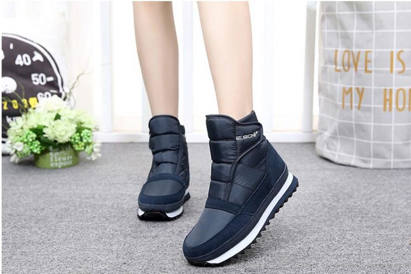 Puchi Damskie Buty - Czarny