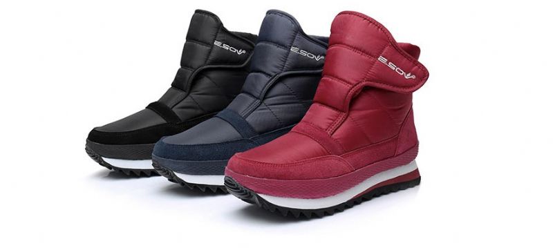Puchi Damskie Buty - Czarny