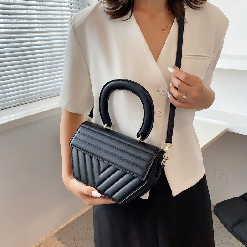 Pushi Damska Mała Torebka Crossbody - Czarny