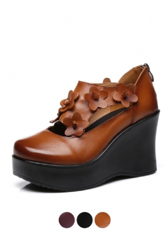 Rafahela Damskie Buty Na Koturnie Na Platformie