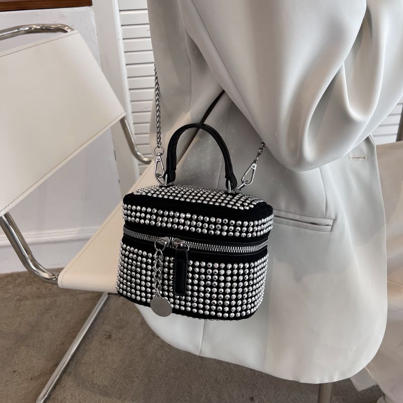 Raibel Luksusowe Mini Torebki Damskie Typu Crossbody - Mały Srebrny